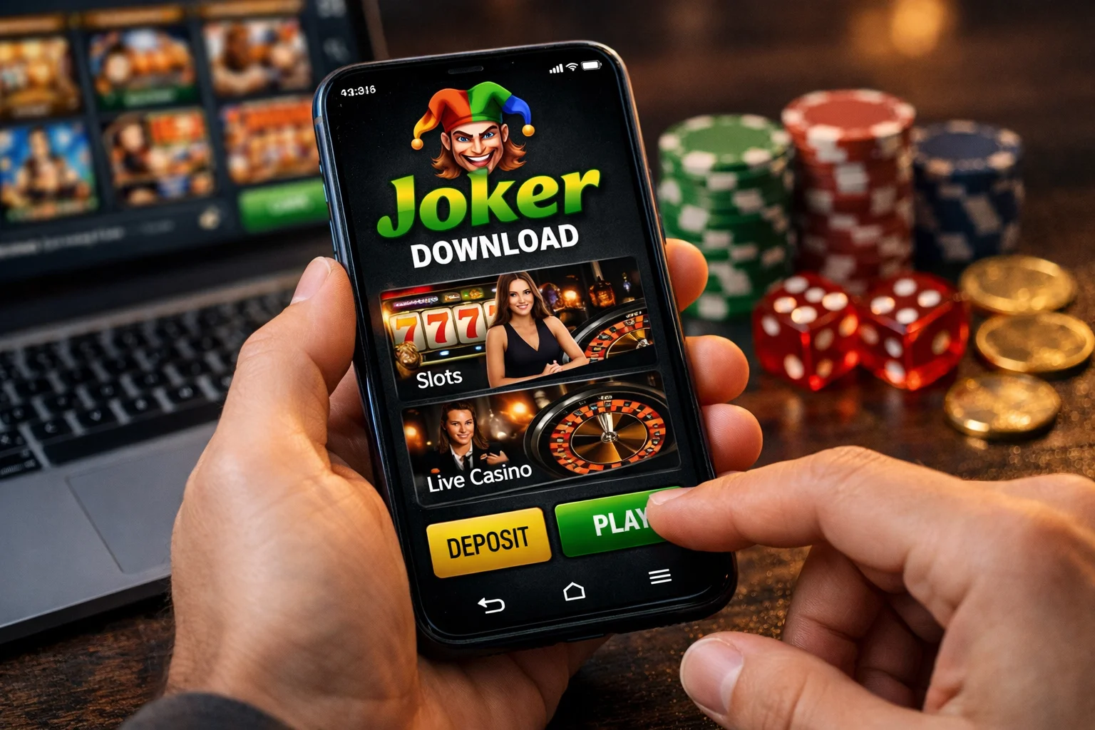 Joker casino на Android та iOS