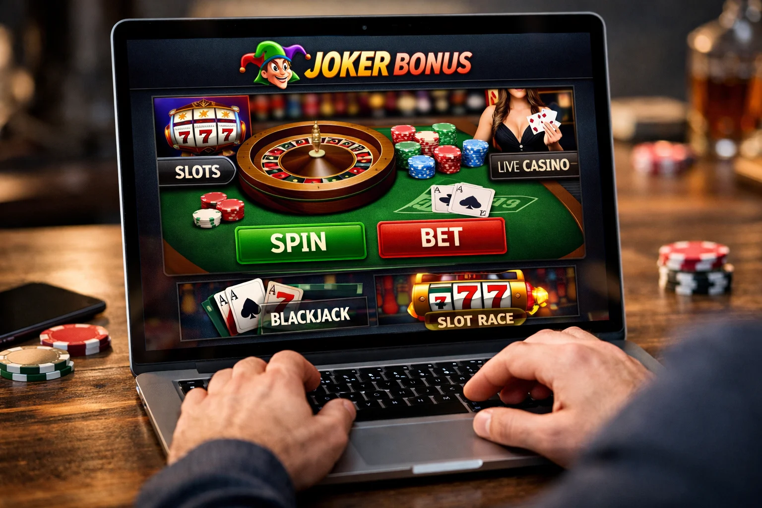 Joker Casino бонус